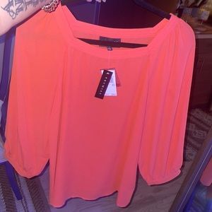 Premise papaya blouse XS, fits XS and S, loose fit